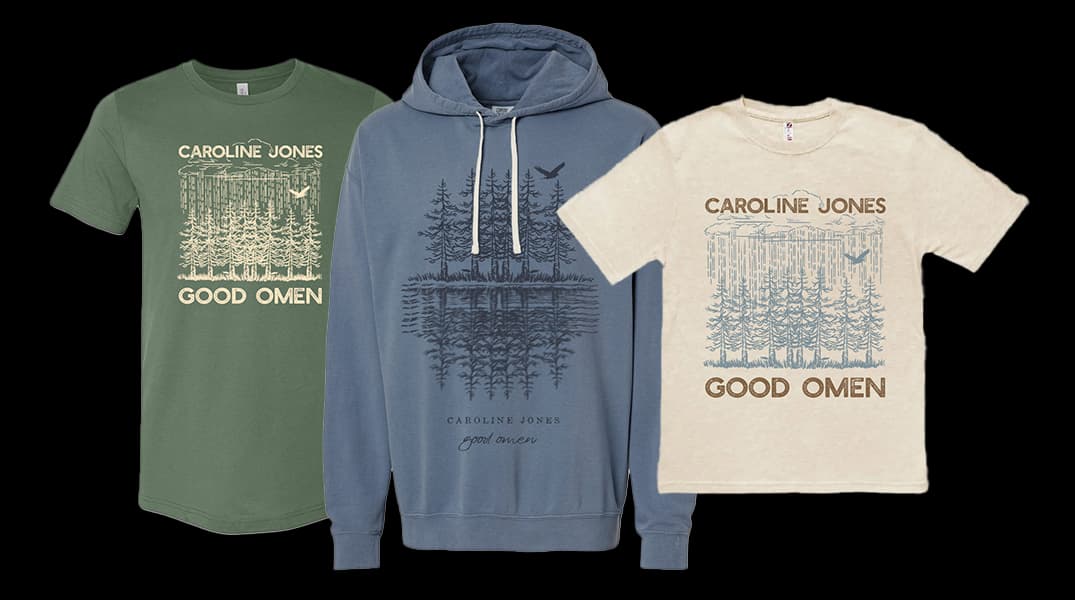 Caroline Jones Good Omen merch